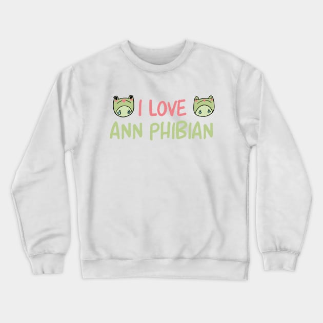 I love Ann Phibian Crewneck Sweatshirt by Maxineart
